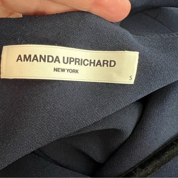 Amanda Uprichard Navy Landra Cocktail Dress size S - Picture 4 of 5